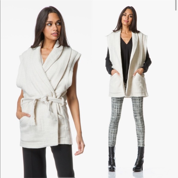 Iro Woven long vest - Picture 2 of 7